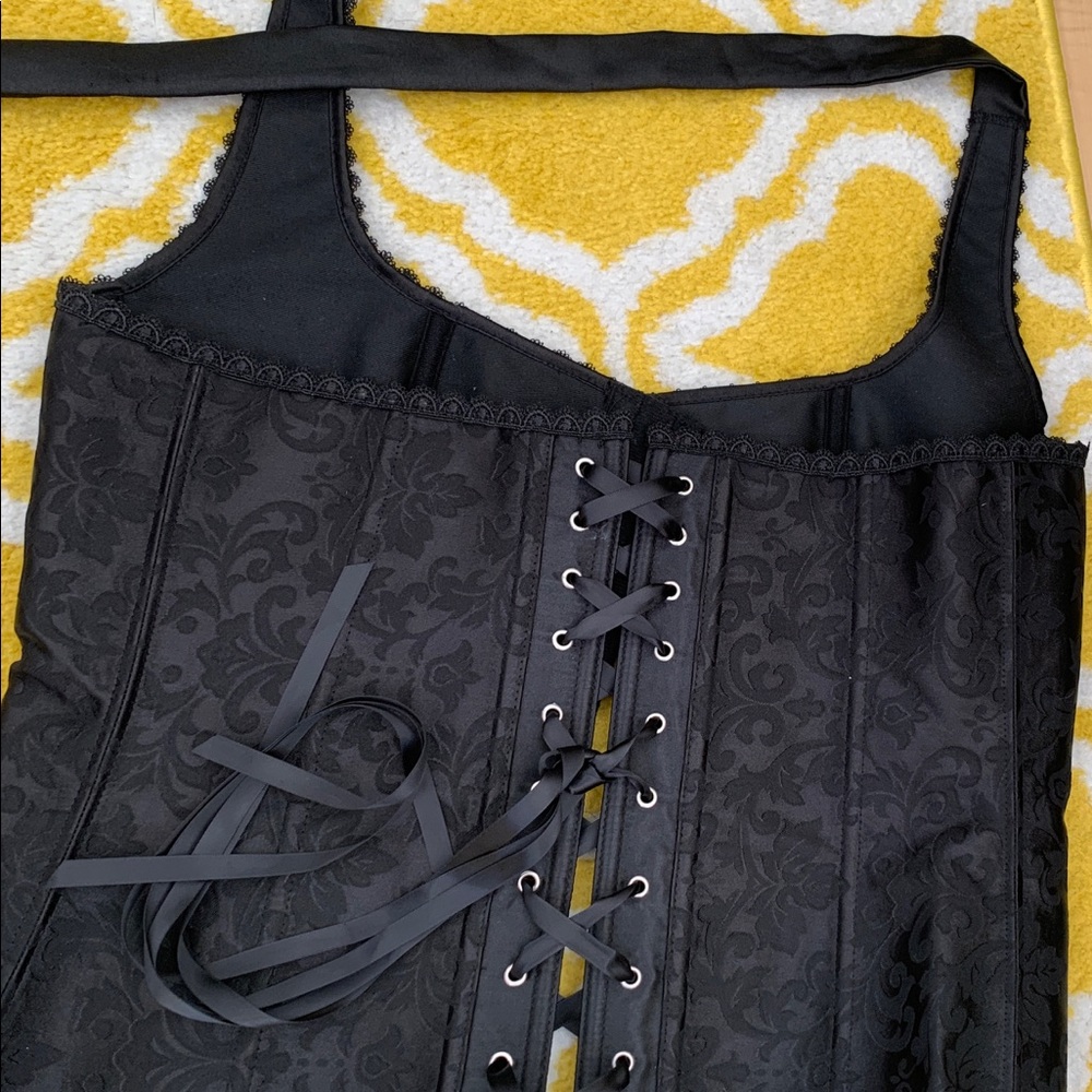 Black Corset Bustier